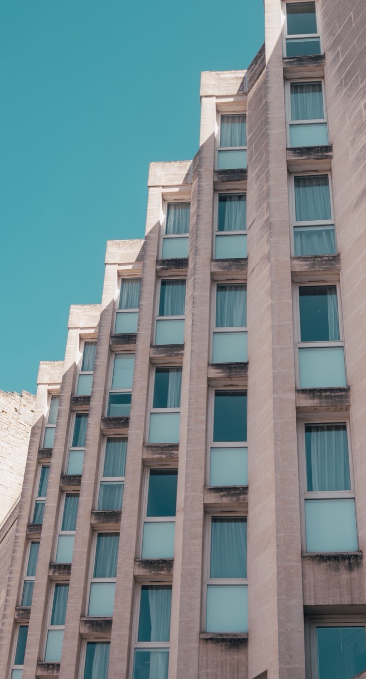 Residential tower facade